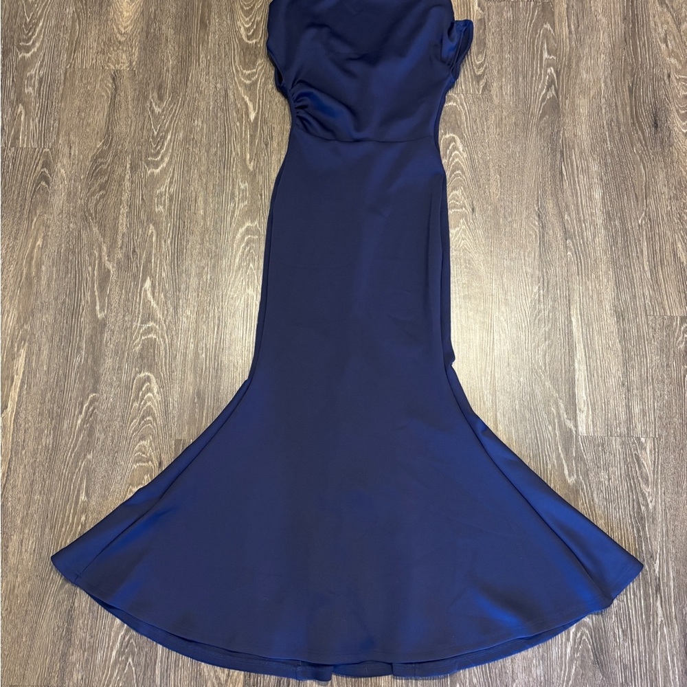 Elegant Navy Mermaid Dress - Women
